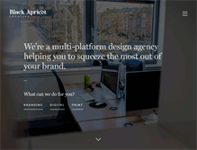 Tablet Screenshot of blackapricot.com
